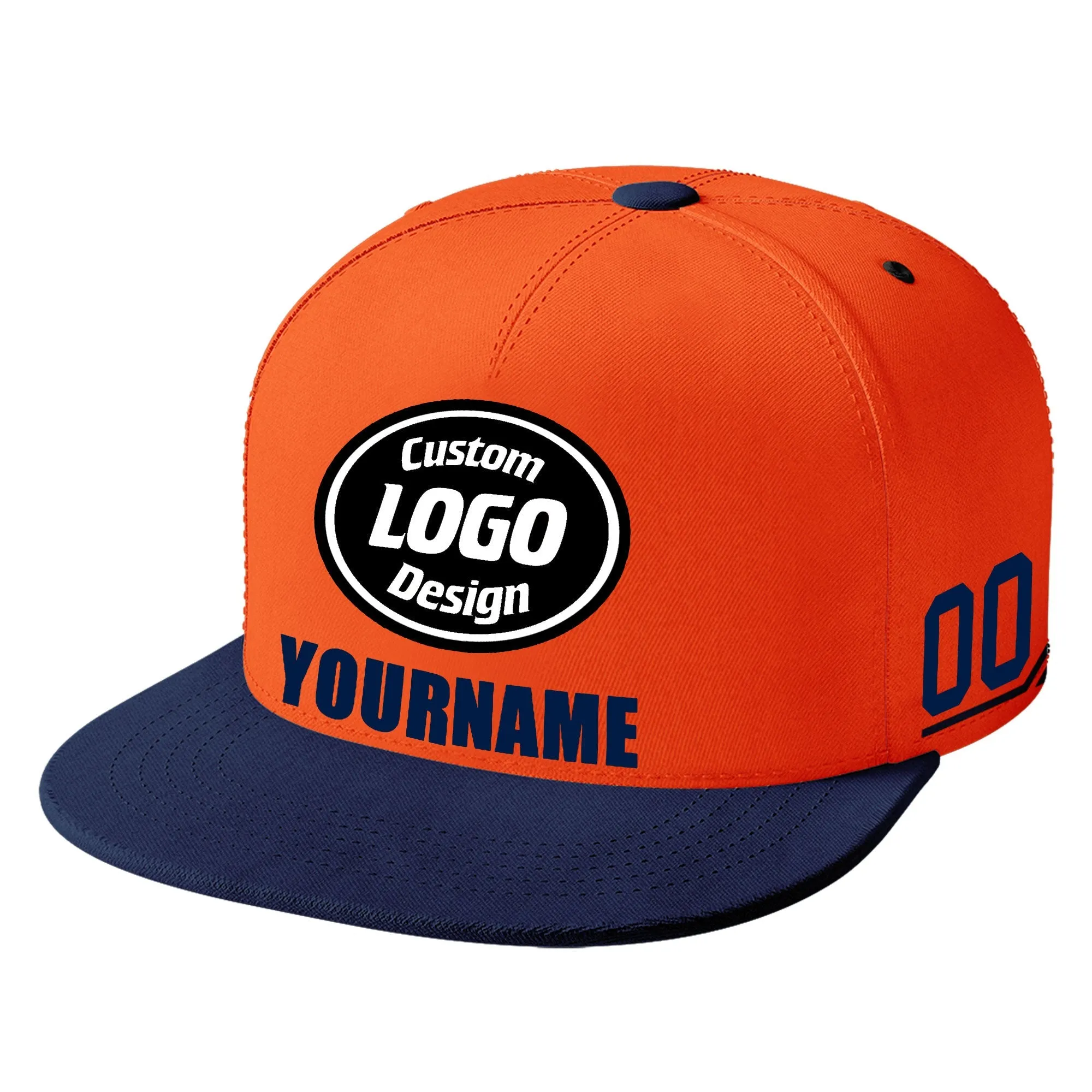 Luxury Gifts,Custom Orange Blue Jersey MaxSoul Shoes and Hat Combo Offer Personalized ZH-bd0b007e-ae