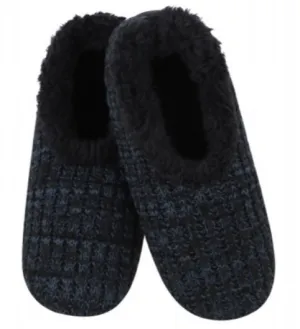 Marley Black/Navy Snoozies