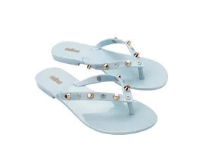 Melissa Harmonic Studs II AD Blue Flat Flipflops