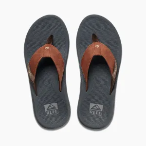 Mens Santa Ana Flip Flops / Grey/Tan