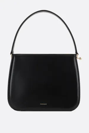 New Frame Smooth Leather Handbag