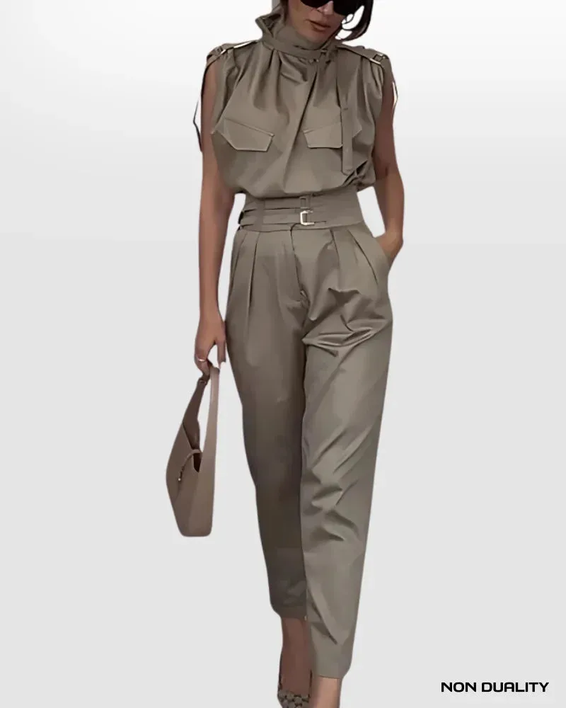 Non Duality | Safari Chic Jumpsuit