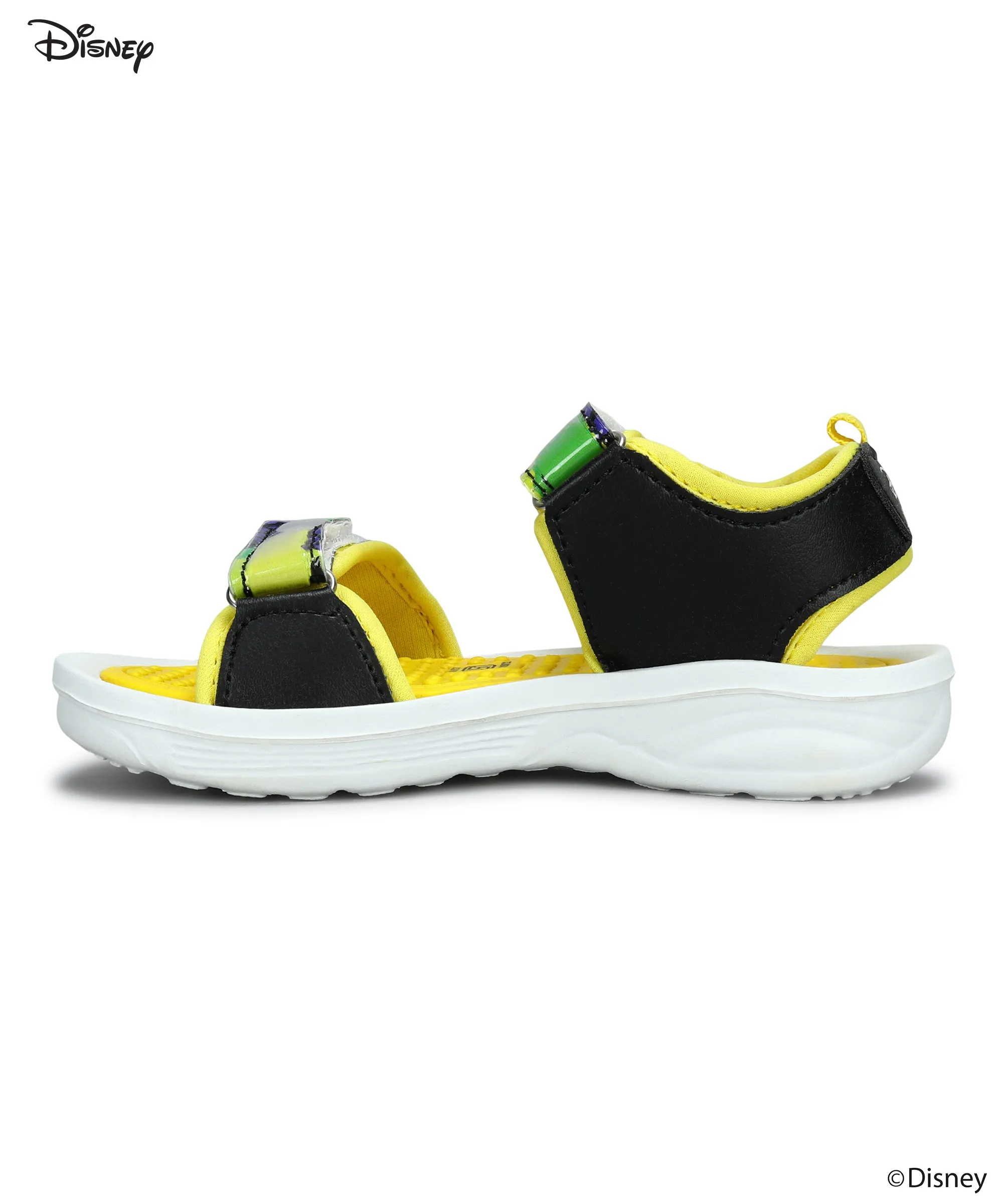Paragon DK8016C Disney Kid's Yellow Velcro Sandals | Comfortable Sole | Trendy & fit for daily use