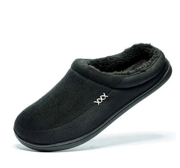 Plush Non-Slip Slippers for Men