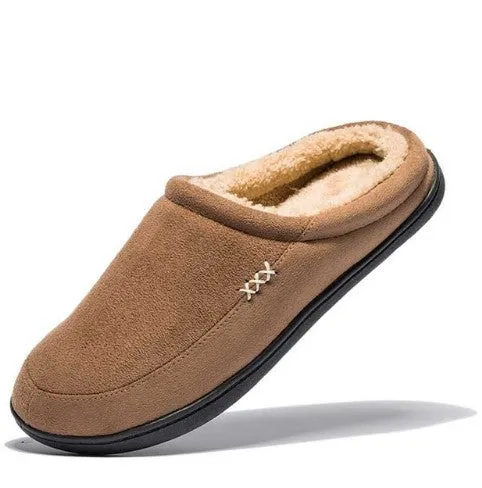 Plush Non-Slip Slippers for Men