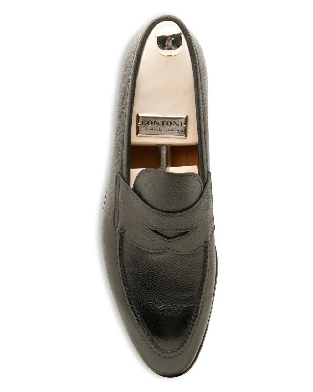 Principe Leather Loafer in Black