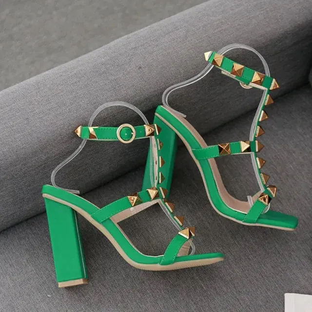 RIVITED Fashion High Heels