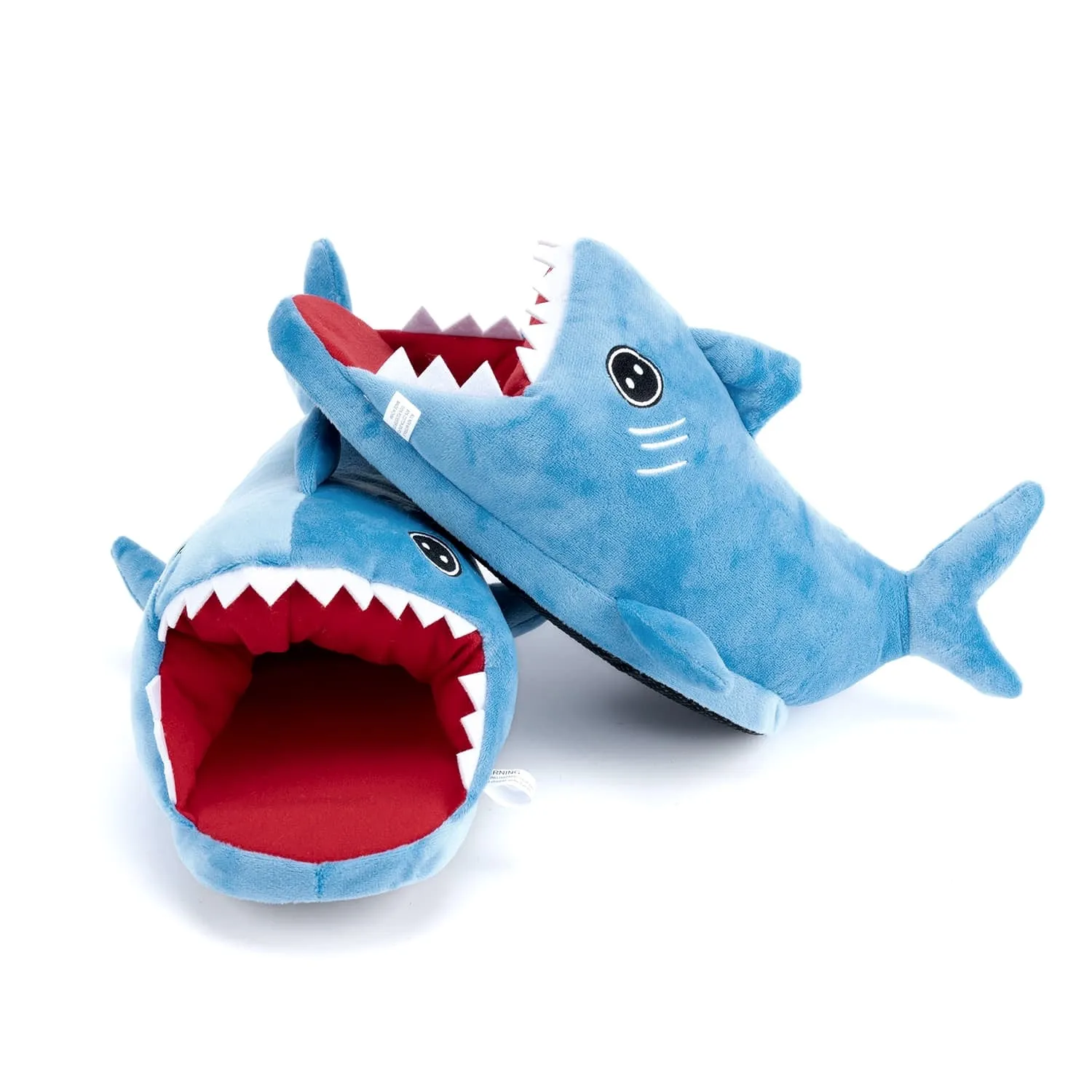 Shark Slippers - Blue Animal Home Shoes for Women