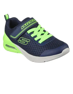Skechers 403773L NVLM Microspec Max - Gorvix Navy/Lime