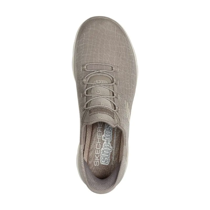Skechers Womens Summits Taupe Slip-Ins Trainer 150128