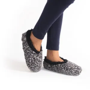 SnuggUps Kids Tie Dye Charcoal Slippers Medium
