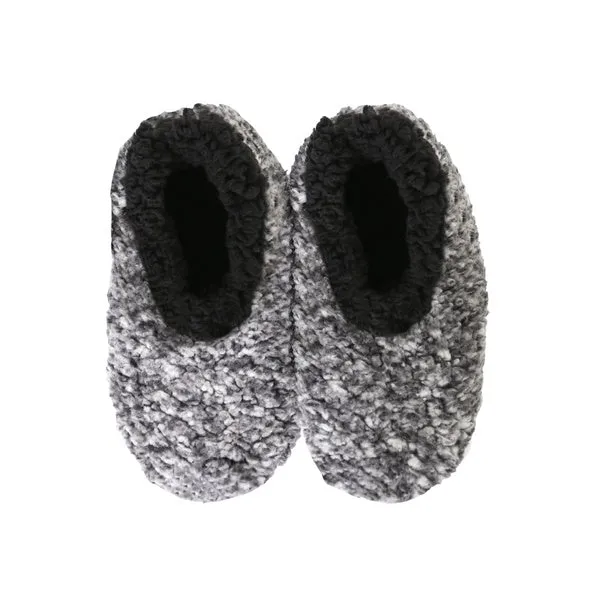 SnuggUps Kids Tie Dye Charcoal Slippers Medium