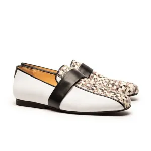 SS25_38 MONDRIAN Fossil | Leather Loafers