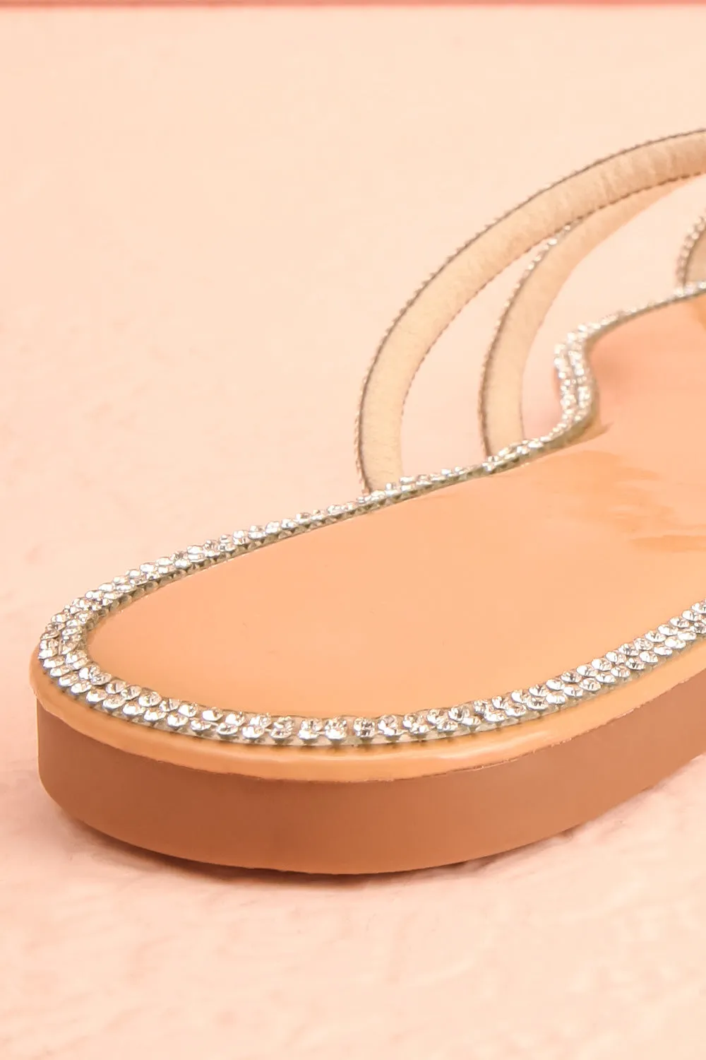 Taimy | Strappy Sandals w/ Sequins