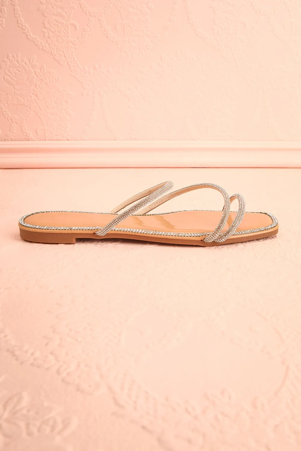 Taimy | Strappy Sandals w/ Sequins