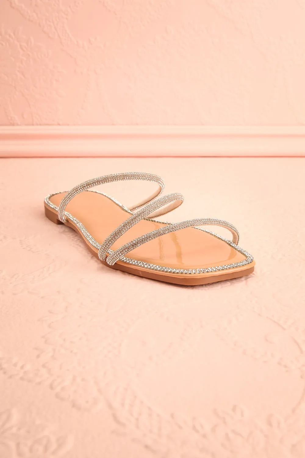 Taimy | Strappy Sandals w/ Sequins