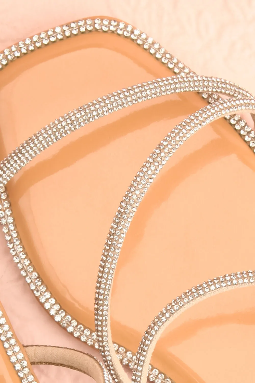 Taimy | Strappy Sandals w/ Sequins