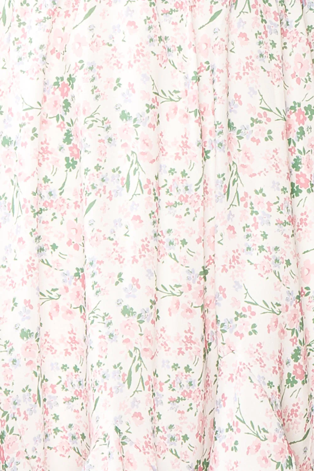 Teca | Short Floral Dress w/ Open Back