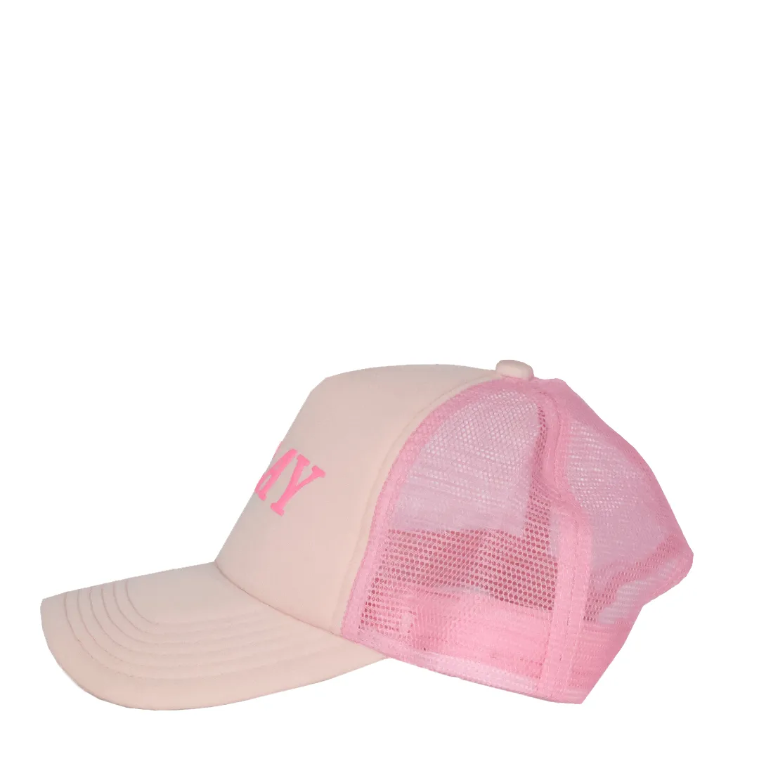 Vacay Trucker Hat- Pink