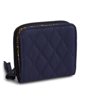 Vera Bradley Small Zip Around Wallet in Peacoat