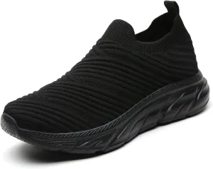 Walking Shoes Women Comfort Athletic Slip On Walking Shoes Comfortable Lightweight Breathable Non Slip Tennis Workout Running Sneakers
