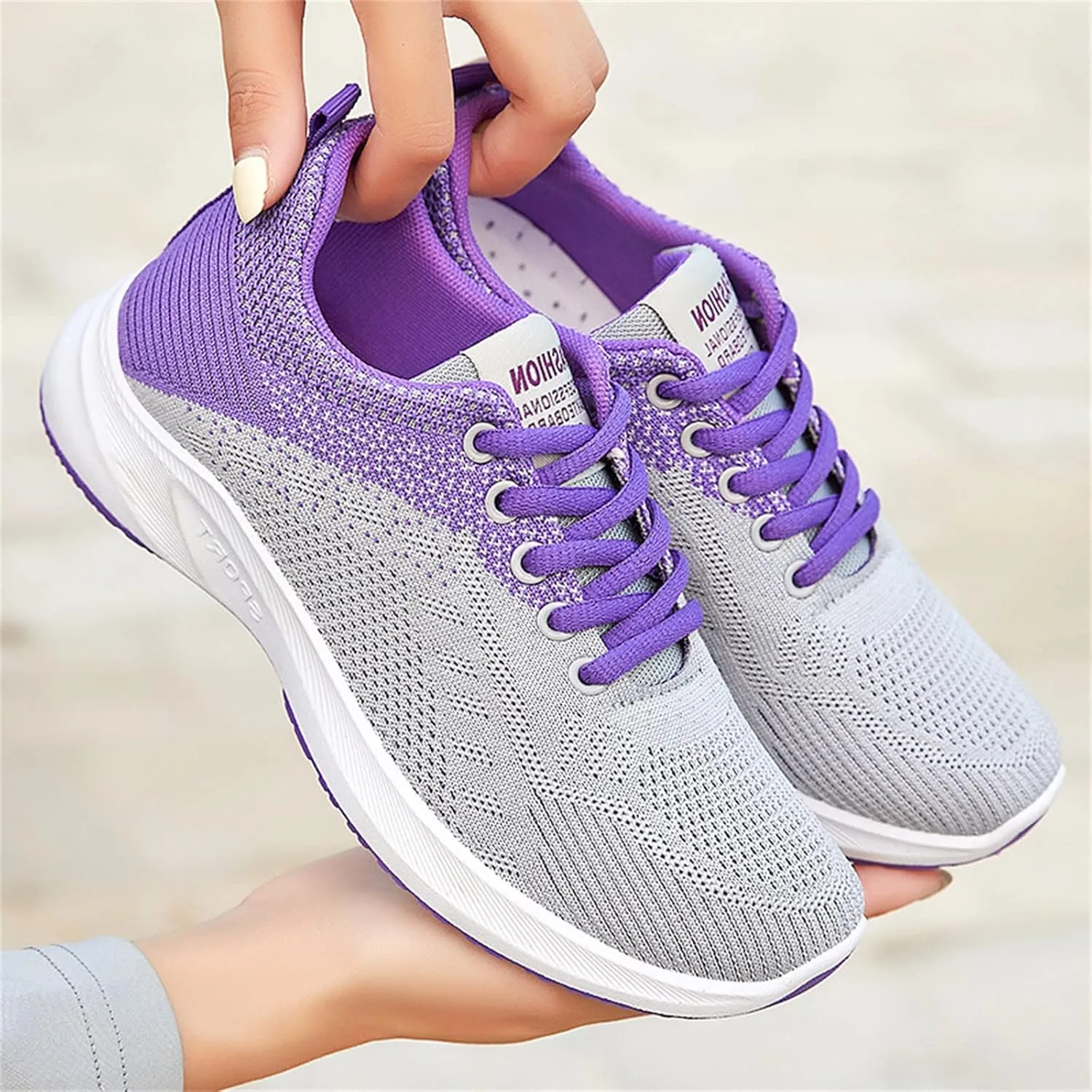 Walking Shoes Women Comfort Lightweight Breathable Running Shoes Non Slip Athletic Fashion Sneakers Mesh Workout Sports