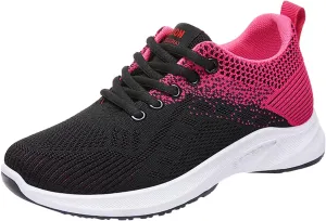 Walking Shoes Women Comfort Running Shoes Lightweight Tennis Shoes Non Slip Gym Workout Shoes Breathable Mesh Sneakers