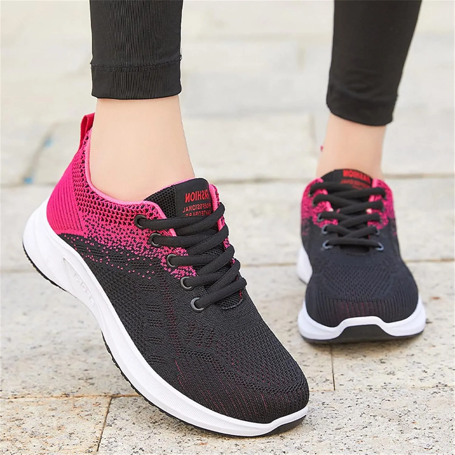 Walking Shoes Women Comfort Running Shoes Lightweight Tennis Shoes Non Slip Gym Workout Shoes Breathable Mesh Sneakers