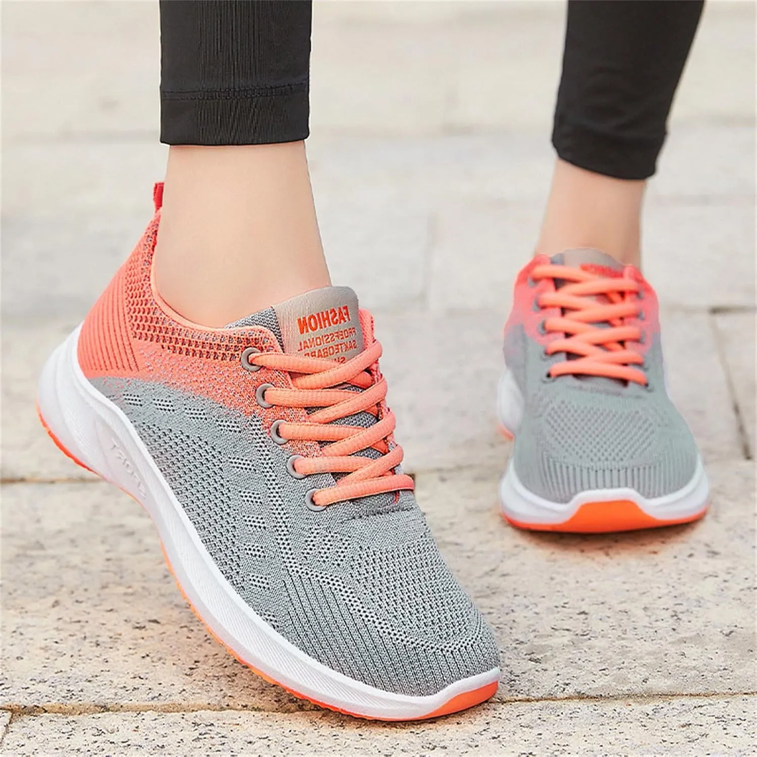 Walking Shoes Women Comfort Running Shoes Lightweight Tennis Shoes Non Slip Gym Workout Shoes Breathable Mesh Sneakers