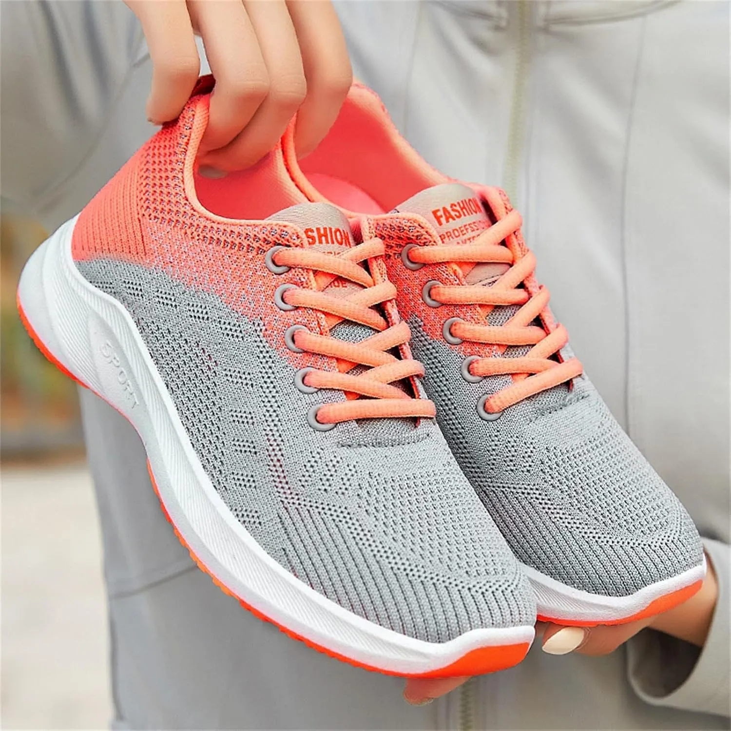 Walking Shoes Women Comfort Running Shoes Lightweight Tennis Shoes Non Slip Gym Workout Shoes Breathable Mesh Sneakers