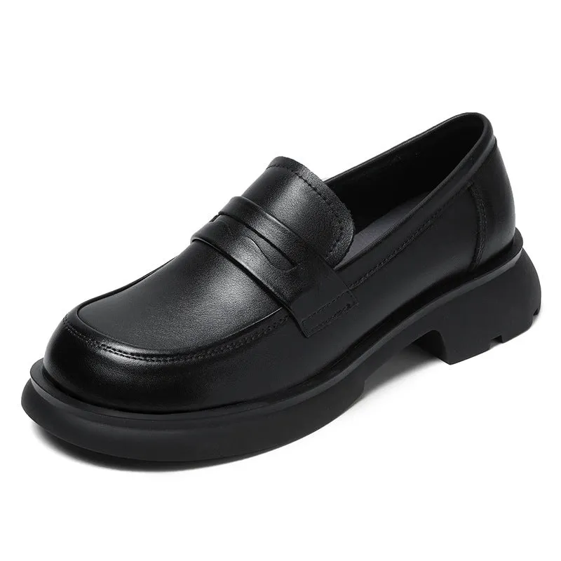 Women Minimalist Retro Casual Soft Leather Loafers