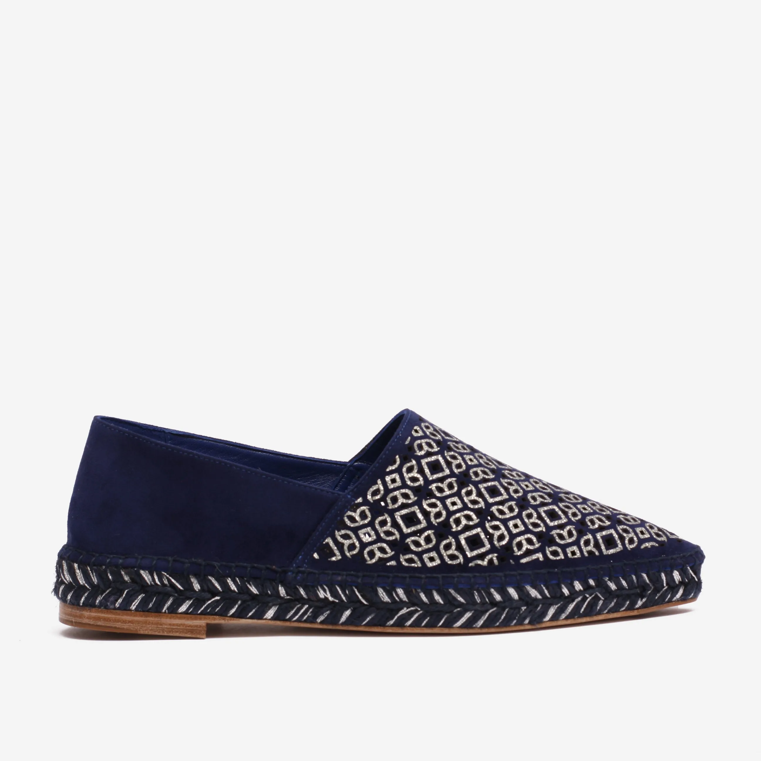 Women's Espadrilles Genuine Suede Fez Blue